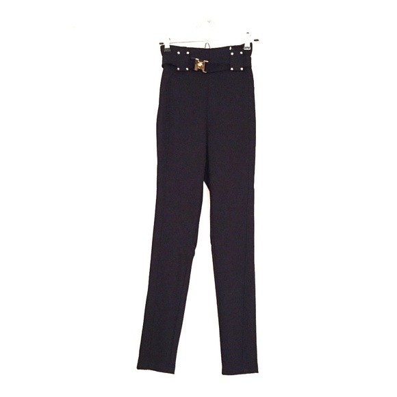 Versace Jeans High Waist Ponte Trousers - Picture 8 of 10